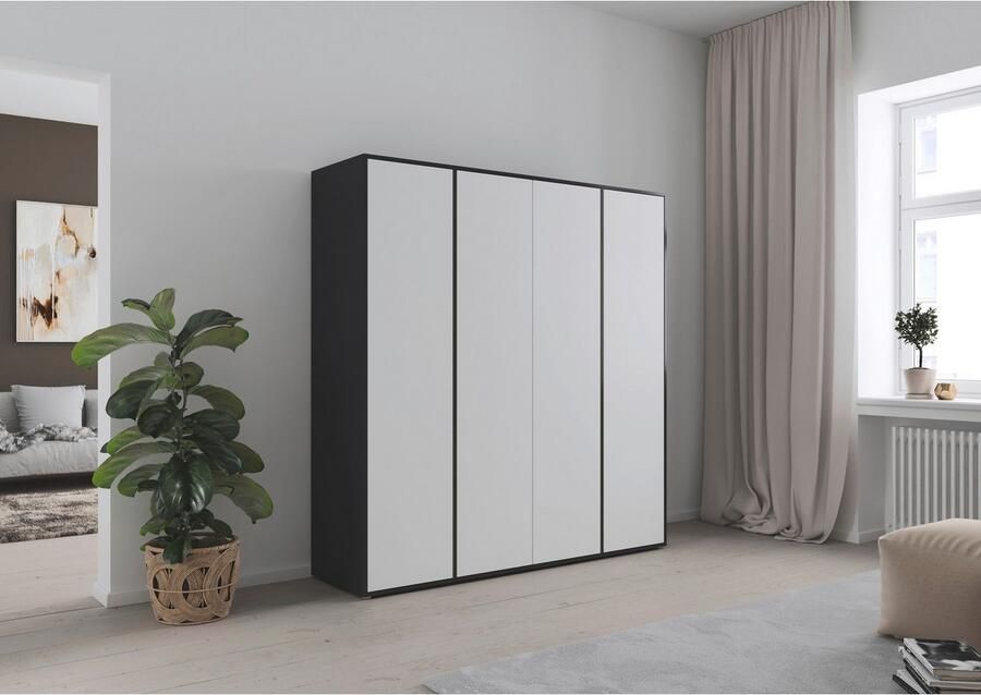 Rauch Draaideurkast Kledingkast Kast Garderobe Wasmand NABILA veel Opbergruimte in 2 breedtes met push-to-open functie bestseller made in germany - Foto 15