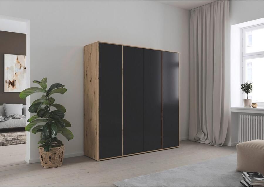 Rauch Draaideurkast Kledingkast Kast Garderobe Wasmand NABILA veel Opbergruimte in 2 breedtes met push-to-open functie bestseller made in germany - Foto 15