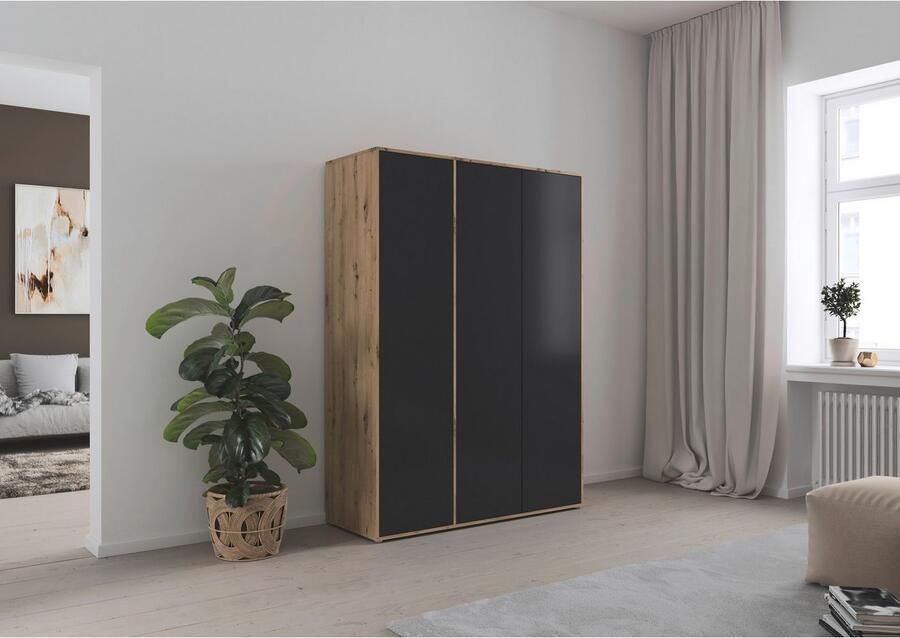 Rauch Draaideurkast Kledingkast Kast Garderobe Wasmand NABILA veel Opbergruimte in 2 breedtes met push-to-open functie bestseller made in germany - Foto 15