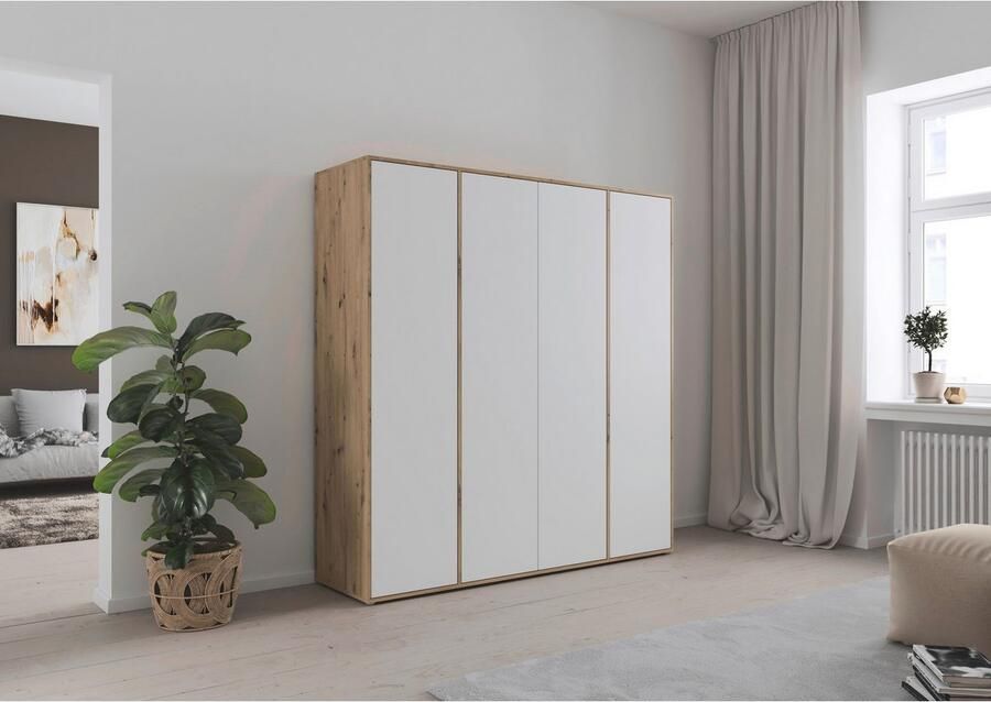Rauch Draaideurkast Kledingkast Kast Garderobe Wasmand NABILA veel Opbergruimte in 2 breedtes met push-to-open functie bestseller made in germany - Foto 15