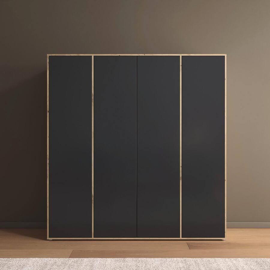 Rauch Draaideurkast Kledingkast Kast Garderobe Wasmand NABILA veel Opbergruimte in 2 breedtes met push-to-open functie bestseller made in germany