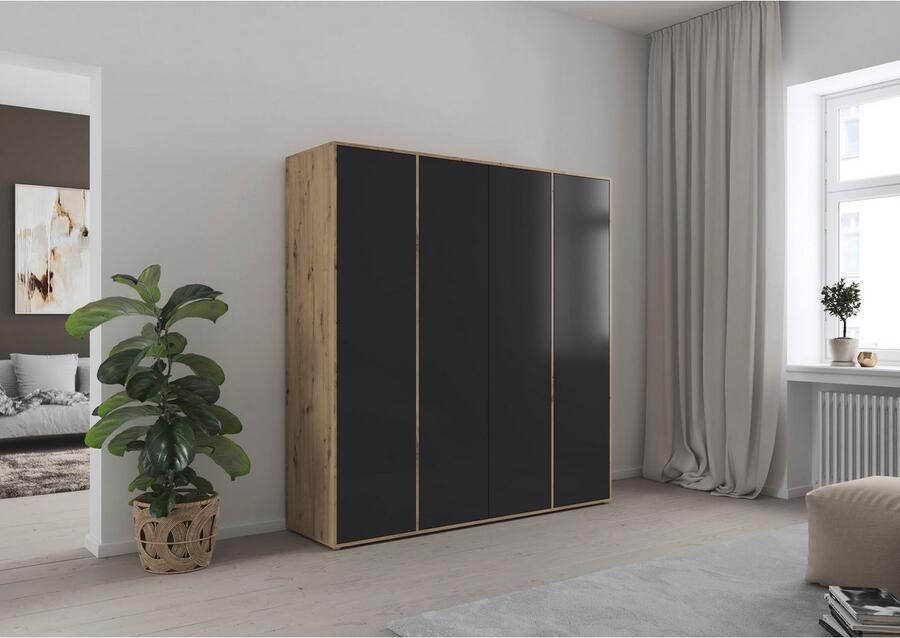 Rauch Draaideurkast Kledingkast Kast Garderobe Wasmand NABILA veel Opbergruimte in 2 breedtes met push-to-open functie bestseller made in germany - Foto 13