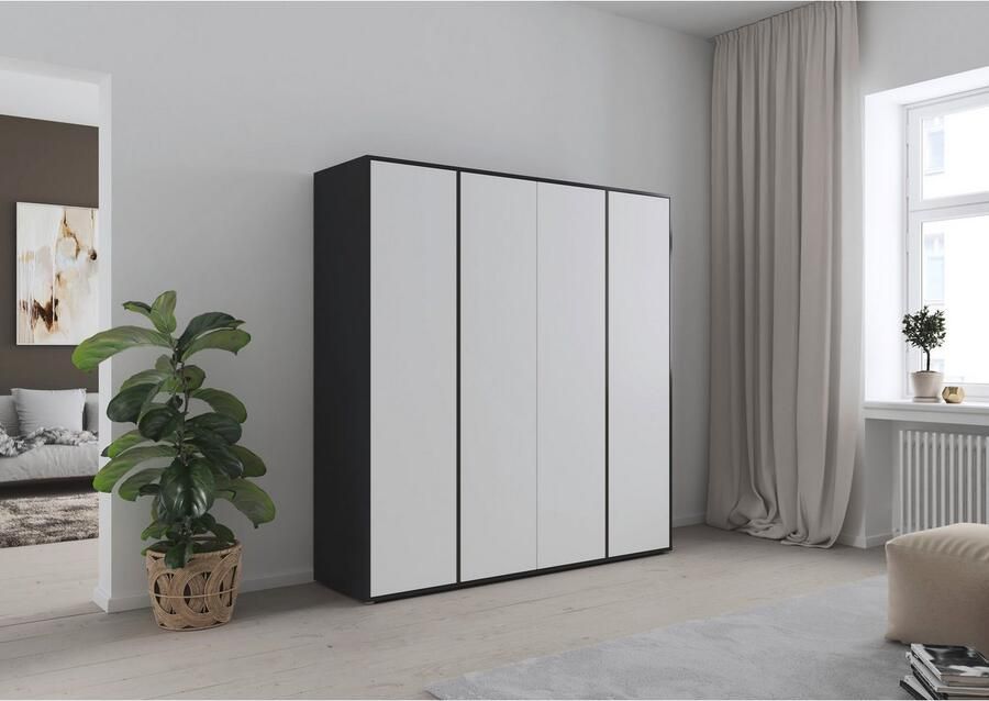 Rauch Draaideurkast Kledingkast Kast Garderobe Wasmand NABILA veel Opbergruimte in 2 breedtes met push-to-open functie bestseller made in germany - Foto 12