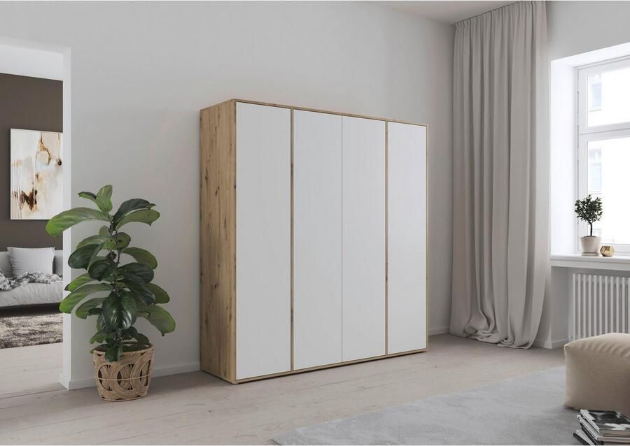 Rauch Draaideurkast Kledingkast Kast Garderobe Wasmand NABILA veel Opbergruimte in 2 breedtes met push-to-open functie bestseller made in germany - Foto 13
