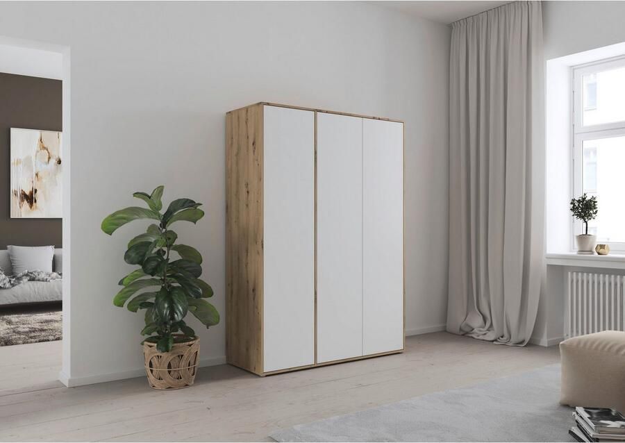 Rauch Draaideurkast Kledingkast Kast Garderobe Wasmand NABILA veel Opbergruimte in 2 breedtes met push-to-open functie bestseller made in germany - Foto 13