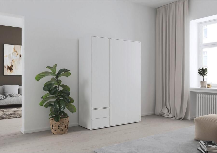 Rauch Draaideurkast Kledingkast Kast Garderobe Wasmand NABILA veel Opbergruimte met 2 lades en push-to-open functie topseller made in germany - Foto 15