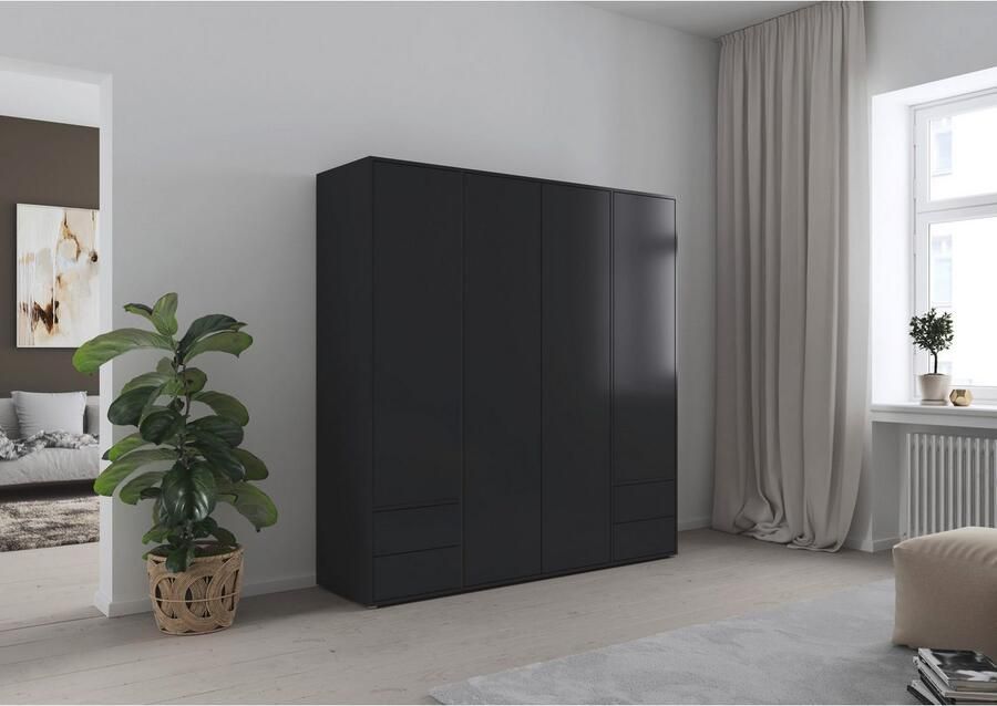 Rauch Draaideurkast Kledingkast Kast Garderobe Wasmand NABILA veel Opbergruimte met 2 lades en push-to-open functie topseller made in germany - Foto 15