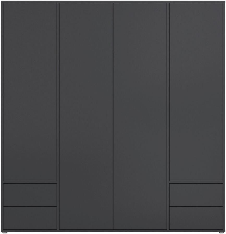 Rauch Draaideurkast Kledingkast Kast Garderobe Wasmand NABILA veel Opbergruimte met 2 lades en push-to-open functie topseller made in germany - Foto 8