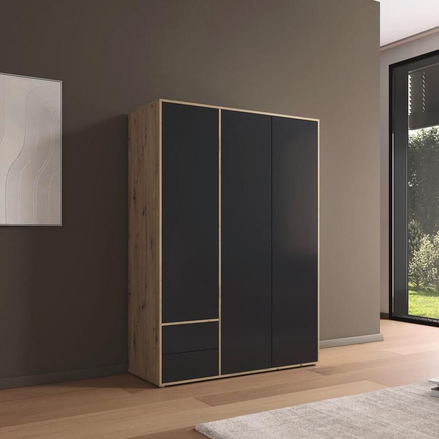 Rauch Draaideurkast Kledingkast Kast Garderobe Wasmand NABILA veel Opbergruimte met 2 lades en push-to-open functie topseller made in germany - Foto 5