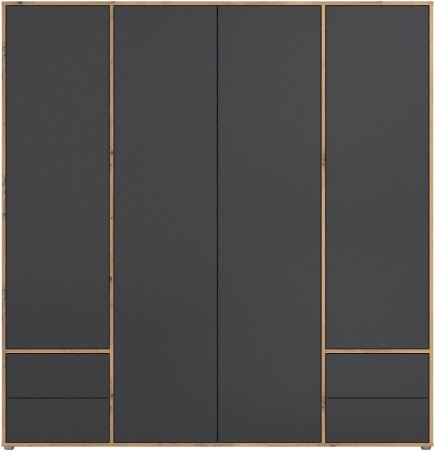 Rauch Draaideurkast Kledingkast Kast Garderobe Wasmand NABILA veel Opbergruimte met 2 lades en push-to-open functie topseller made in germany - Foto 7