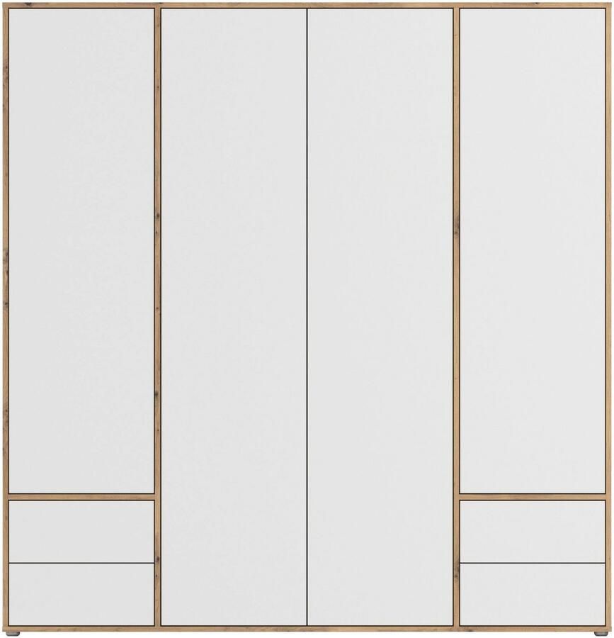 Rauch Draaideurkast Kledingkast Kast Garderobe Wasmand NABILA veel Opbergruimte met 2 lades en push-to-open functie topseller made in germany - Foto 8