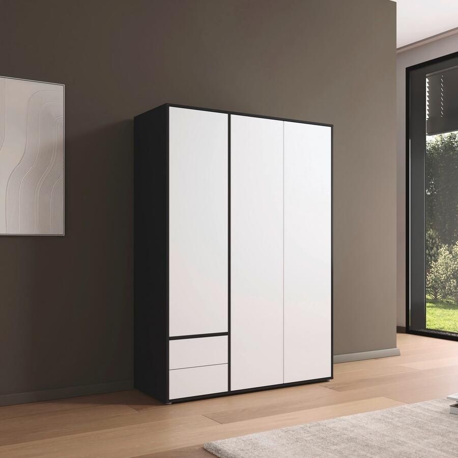 Rauch Draaideurkast Kledingkast Kast Garderobe Wasmand NABILA veel Opbergruimte met 2 lades en push-to-open functie topseller made in germany - Foto 5