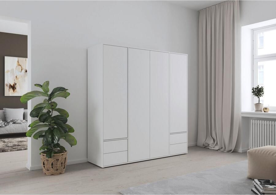 Rauch Draaideurkast Kledingkast Kast Garderobe Wasmand NABILA veel Opbergruimte met 2 lades en push-to-open functie topseller made in germany - Foto 15