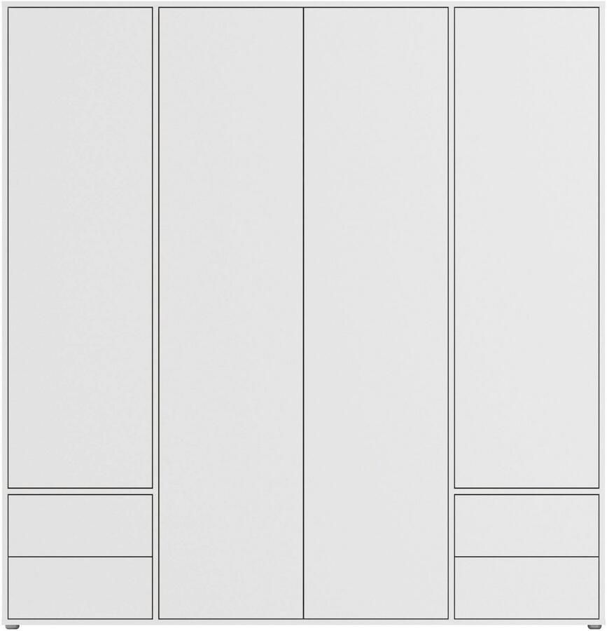 Rauch Draaideurkast Kledingkast Kast Garderobe Wasmand NABILA veel Opbergruimte met 2 lades en push-to-open functie topseller made in germany - Foto 8