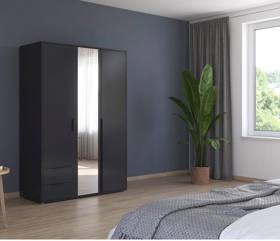 Rauch Draaideurkast Kledingkast Kast Garderobe Wasmand NAGATA met Spiegel und schubladen sowie stangengriffen topseller made in germany - Foto 12