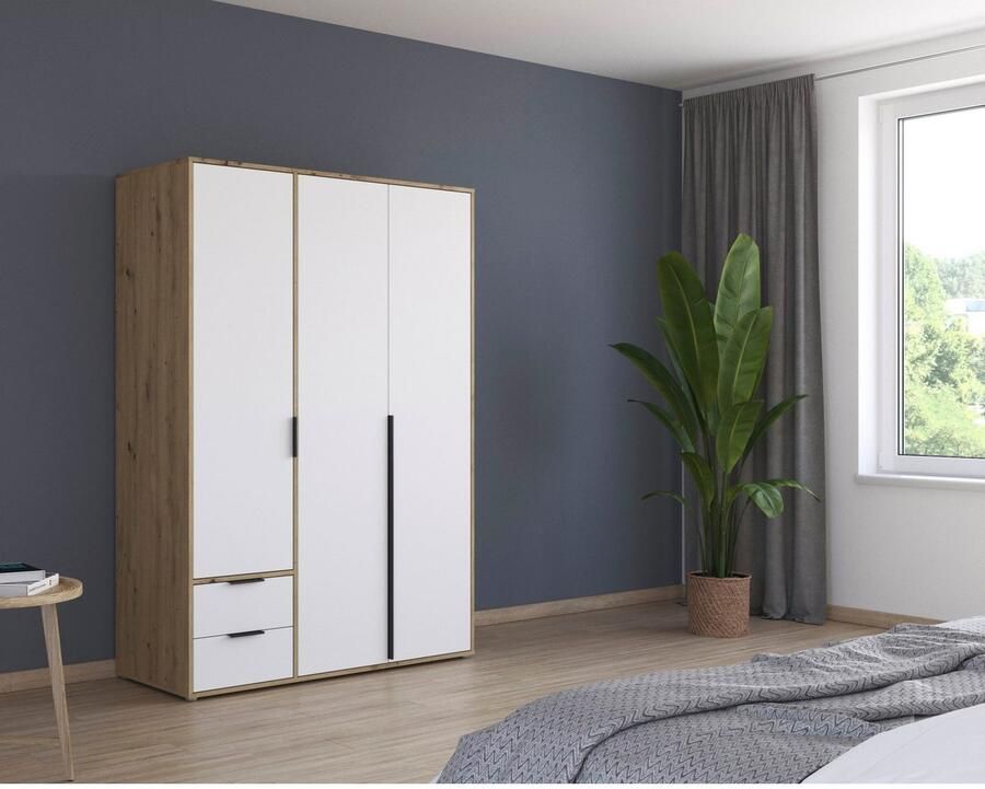 Rauch Draaideurkast Kledingkast Kast Garderobe Wasmand NAGATA veel Opbergruimte - Foto 12