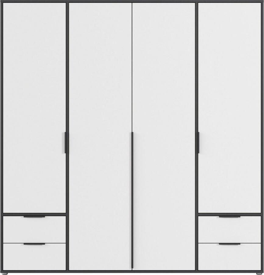 Rauch Draaideurkast Kledingkast Kast Garderobe Wasmand NAGATA veel Opbergruimte - Foto 8