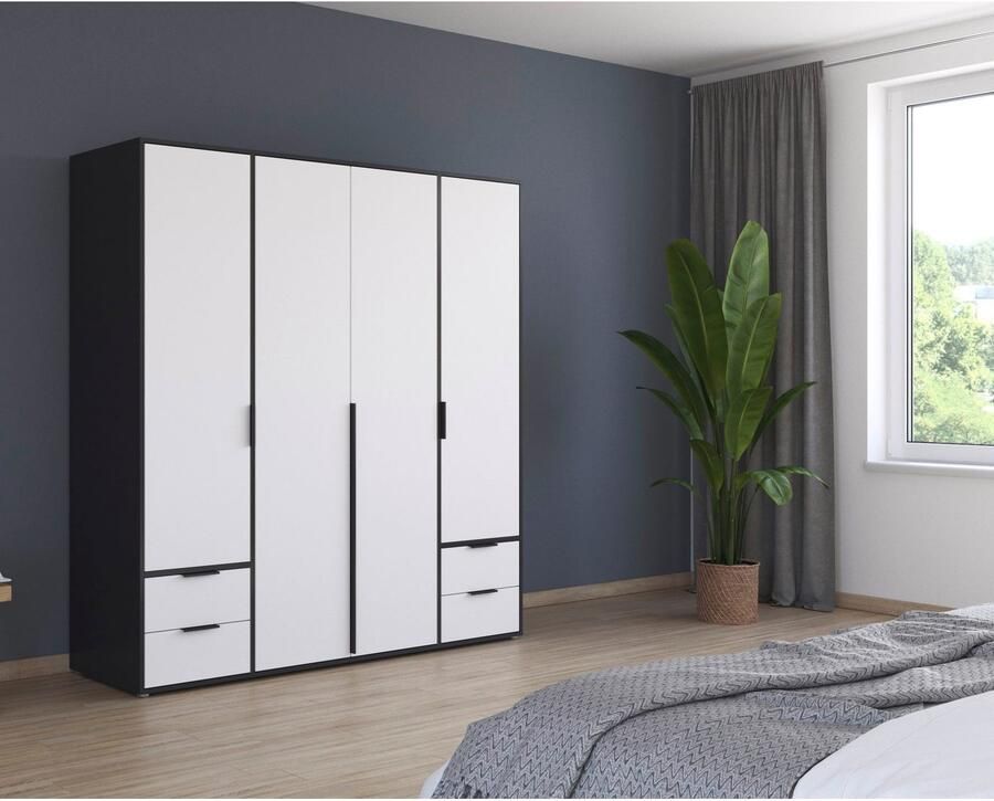 Rauch Draaideurkast Kledingkast Kast Garderobe Wasmand NAGATA veel Opbergruimte - Foto 13