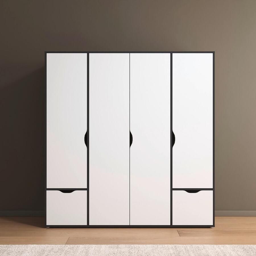 Rauch Draaideurkast Kledingkast Kast Garderobe Wasmand NARAI met Laden Greefaansluitingen voor een greeploze look TOPSELLER MADE IN GERMANY - Foto 6