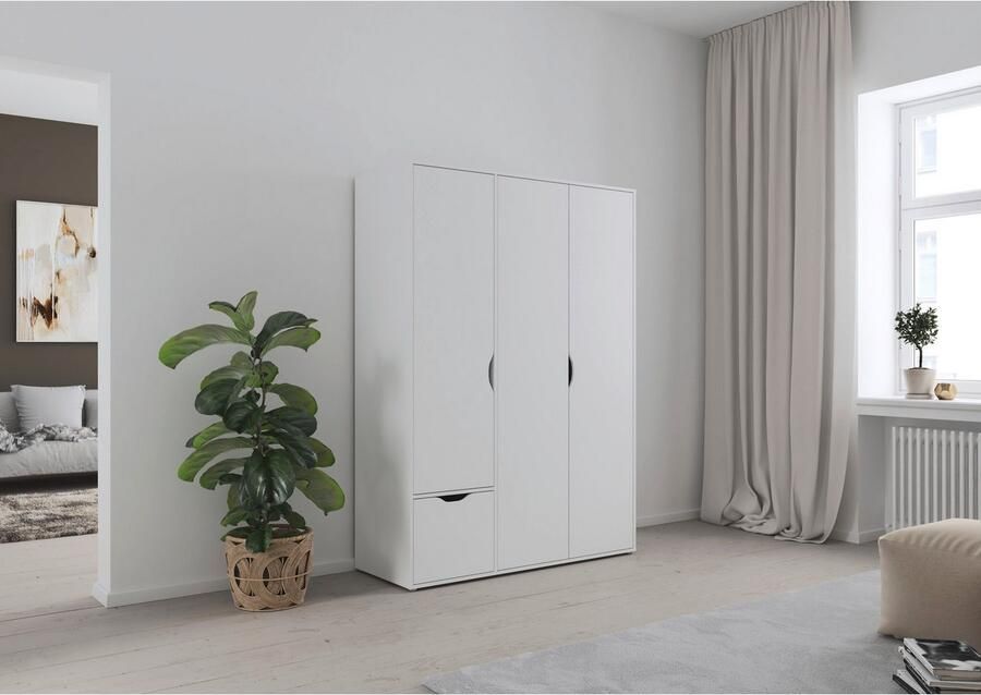 Rauch Draaideurkast Kledingkast Kast Garderobe Wasmand NARAI met Laden Greefaansluitingen voor een greeploze look TOPSELLER MADE IN GERMANY - Foto 15