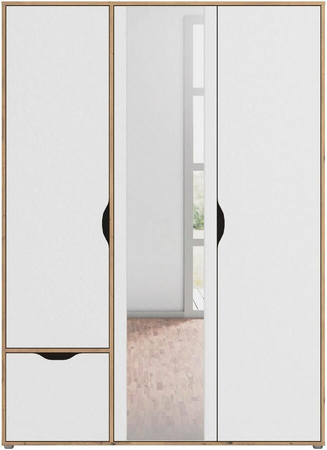 Rauch Draaideurkast Kledingkast Kast Garderobe Wasmand NARAI met Laden Greefaansluitingen voor een greeploze look TOPSELLER MADE IN GERMANY - Foto 12