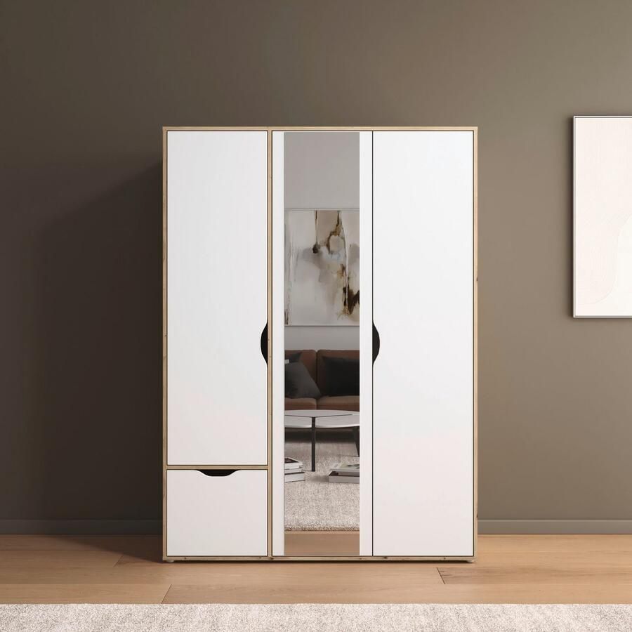 Rauch Draaideurkast Kledingkast Kast Garderobe Wasmand NARAI met Laden Greefaansluitingen voor een greeploze look TOPSELLER MADE IN GERMANY - Foto 7