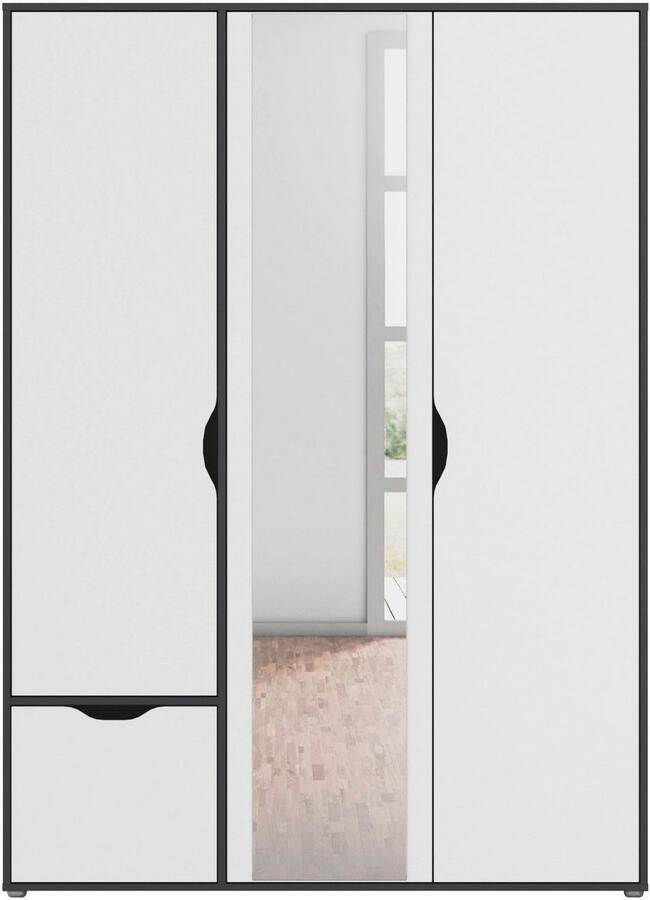 Rauch Draaideurkast Kledingkast Kast Garderobe Wasmand NARAI met Laden Greefaansluitingen voor een greeploze look TOPSELLER MADE IN GERMANY - Foto 12