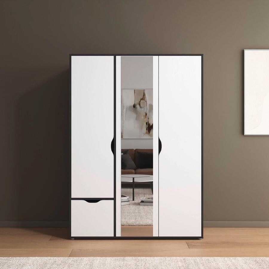 Rauch Draaideurkast Kledingkast Kast Garderobe Wasmand NARAI met Laden Greefaansluitingen voor een greeploze look TOPSELLER MADE IN GERMANY - Foto 7