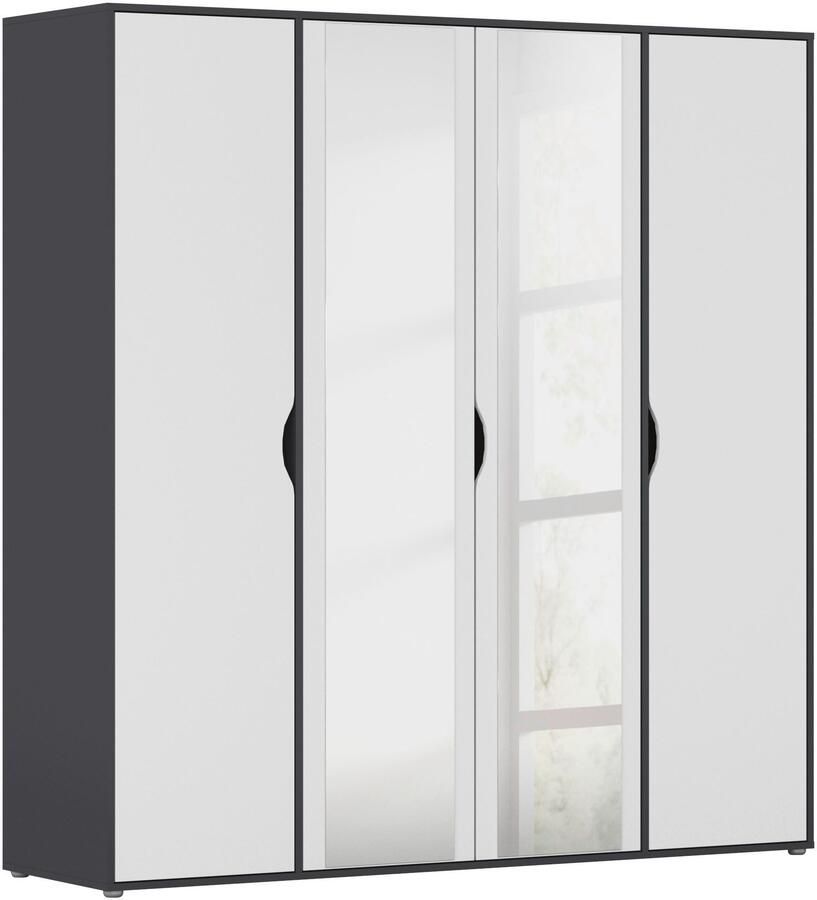 Rauch Draaideurkast Kledingkast Kast Garderobe Wasmand NARAI met Spiegel Greefaansluitingen voor een greeploze look TOPSELLER MADE IN GERMANY - Foto 17