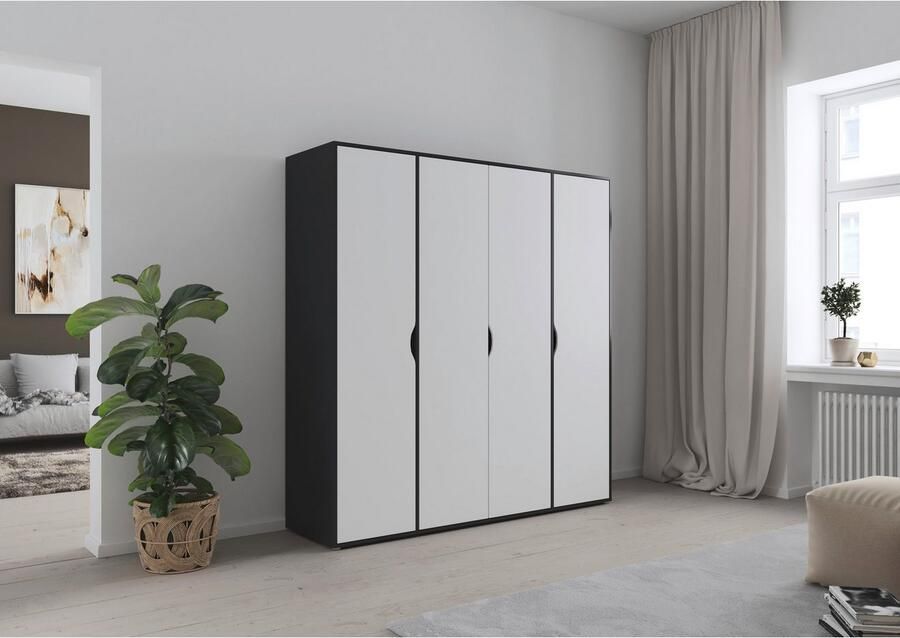 Rauch Draaideurkast Kledingkast Kast Garderobe Wasmand NARAI veel Opbergruimte Greefaansluitingen voor een greeploze look TOPSELLER MADE IN GERMANY - Foto 12