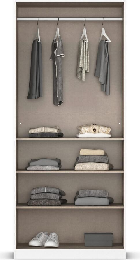 Rauch Draaideurkast Kledingkast kast garderobe AGORDO met decor- of hoogglansfront doordachte binnenuitrusting in 7 breedtes en 2 hoogtes made in germany - Foto 18
