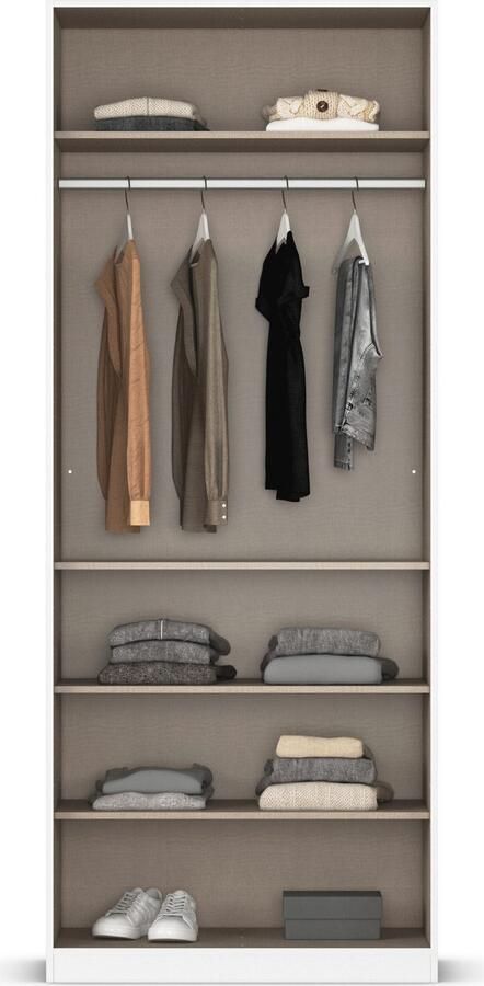 Rauch Draaideurkast Kledingkast kast garderobe AGORDO met decor- of hoogglansfront doordachte binnenuitrusting in 7 breedtes en 2 hoogtes made in germany - Foto 20