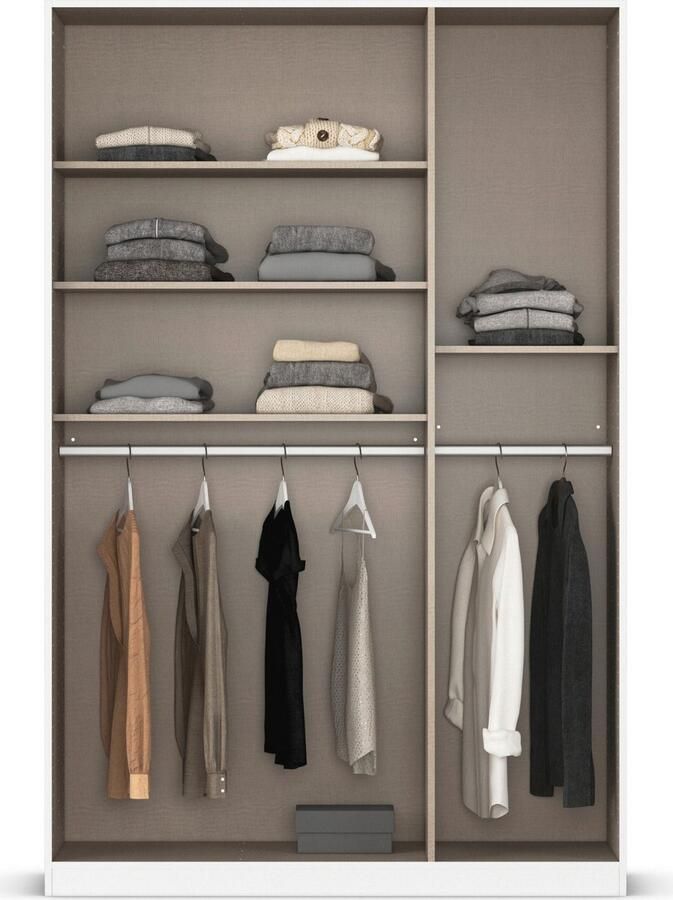Rauch Draaideurkast Kledingkast garderobe AGORDO TOPSELLER slaapkamer doordachte binnenuitrusting in 7 breedtes en 2 hoogtes made in germany - Foto 19