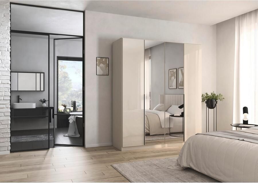 Rauch Draaideurkast Kledingkasten kast garderobe AGORDO met glazen front doordachte binnenuitrusting in 6 breedtes en 2 hoogtes made in germany - Foto 19