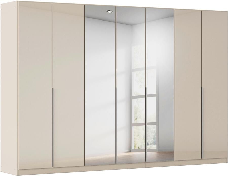 Rauch Draaideurkast Kledingkasten kast garderobe AGORDO met glazen front doordachte binnenuitrusting in 7 breedtes en 2 hoogtes made in germany