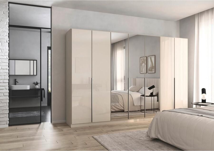 Rauch Draaideurkast Kledingkasten kast garderobe AGORDO met glazen front doordachte binnenuitrusting in 6 breedtes en 2 hoogtes made in germany - Foto 18