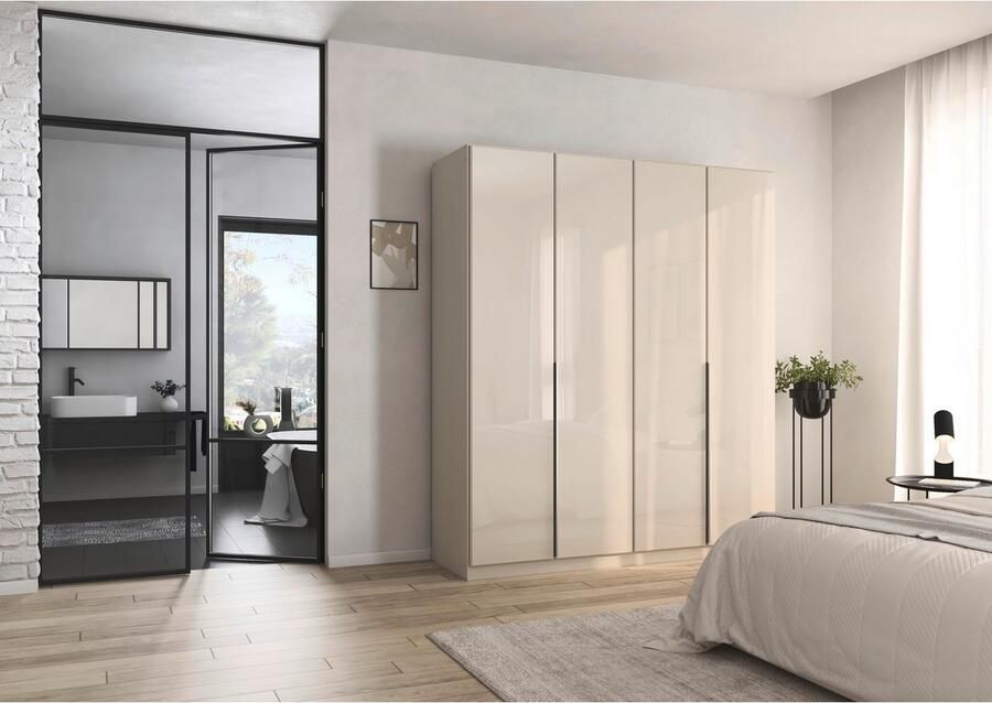 Rauch Draaideurkast Kledingkasten kast garderobe AGORDO met glazen front doordachte binnenuitrusting in 6 breedtes en 2 hoogtes made in germany - Foto 19