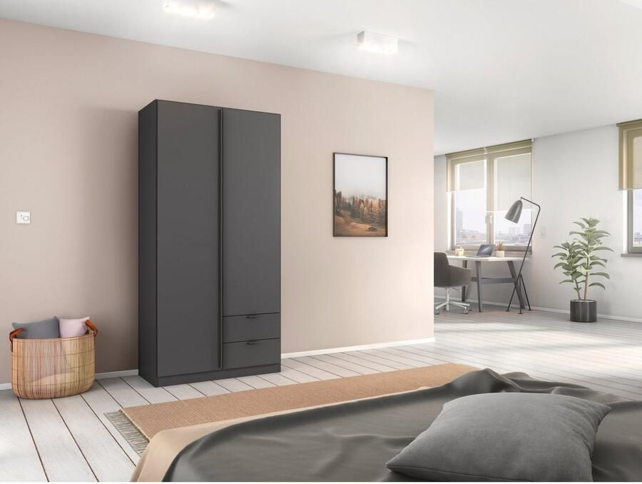 Rauch Draaideurkast StyleUp Type eenkleurig met elegante lange stanggrepen in kastkleur - Foto 4