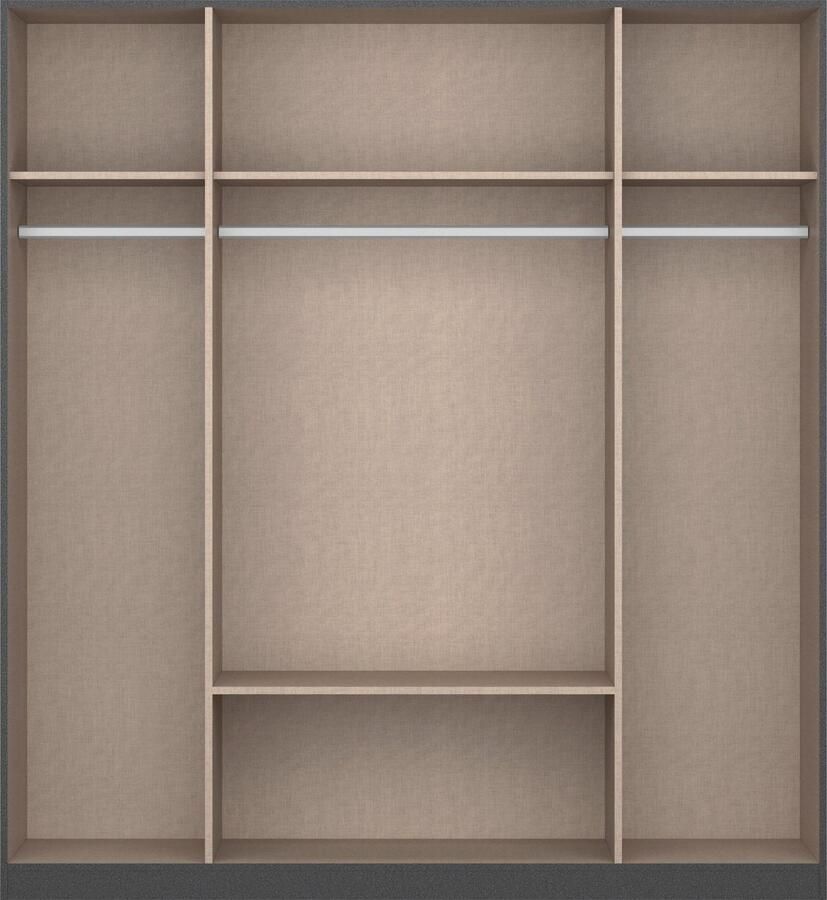 Rauch Draaideurkast StyleUp Type eenkleurig met elegante lange stanggrepen in kastkleur - Foto 4