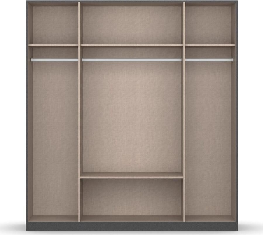 Rauch Draaideurkast StyleUp Type Dark & Wood met trendy contrastkleurige grepen - Foto 7