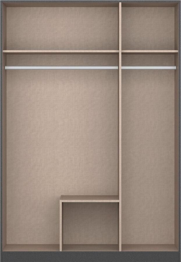 Rauch Draaideurkast StyleUp Type Dark & Wood met trendy contrastkleurige grepen - Foto 8