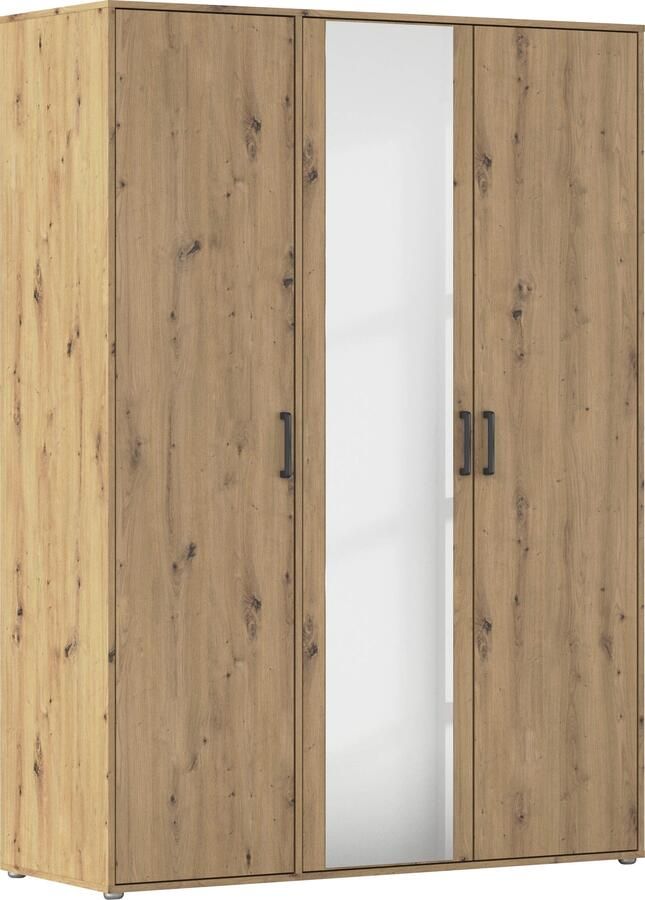 Rauch Draaideurkast Voyager met moderne grepen in grijs-metallic en spiegel - Foto 17