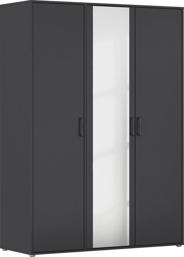 Rauch Draaideurkast Voyager met moderne grepen in grijs-metallic en spiegel - Foto 16