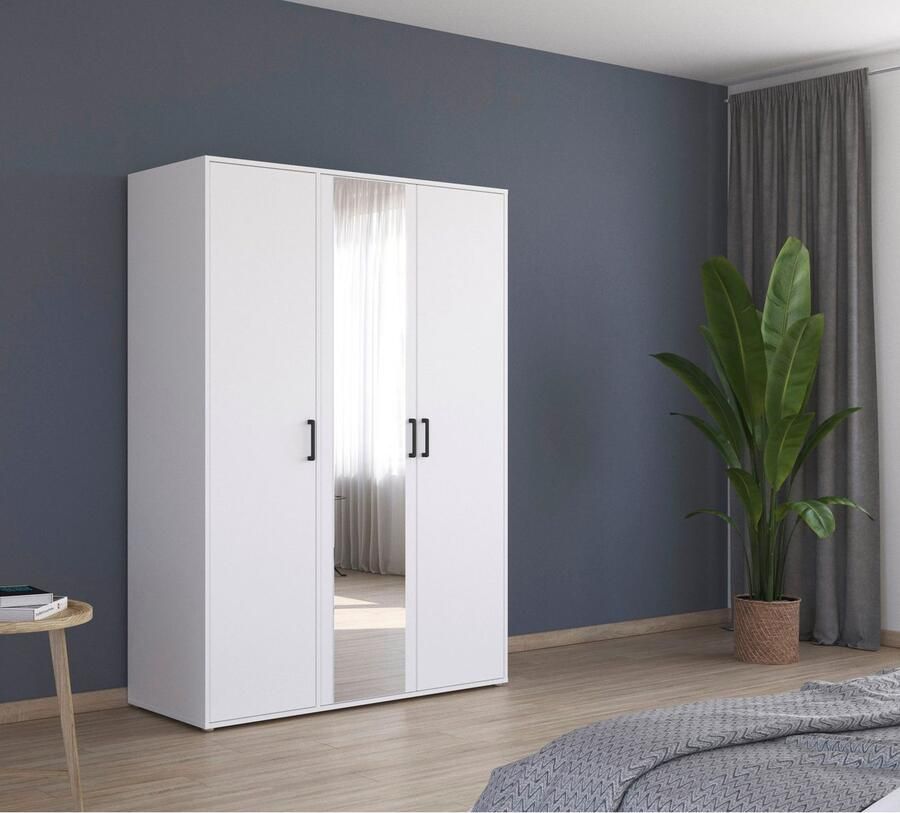 Rauch Draaideurkast Voyager met moderne grepen in grijs-metallic en spiegel - Foto 9