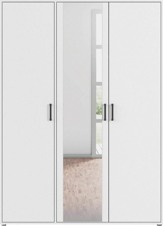 Rauch Draaideurkast Voyager met moderne grepen in grijs-metallic en spiegel - Foto 13