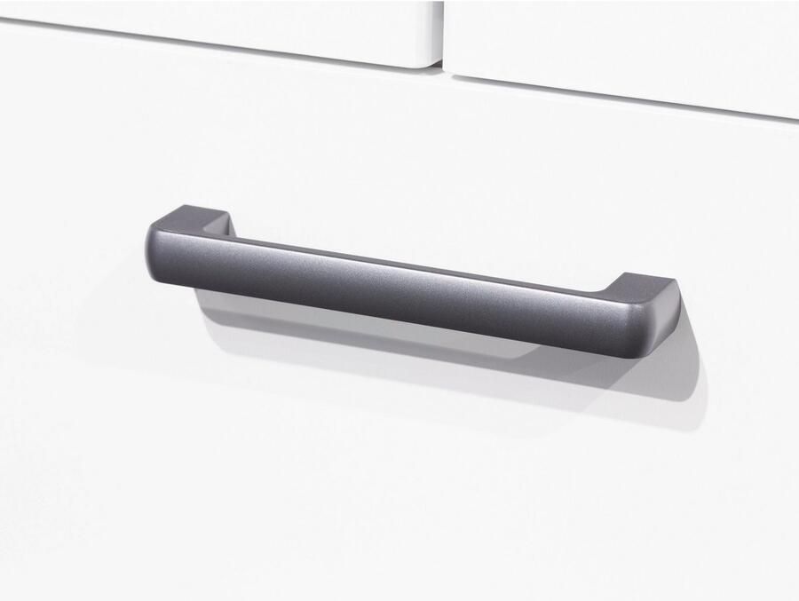 Rauch Draaideurkast Kledingkast kast garderobe linnenkast VOYAGER moderne grepen in grijs metallic met buitenlades made in germany - Foto 18