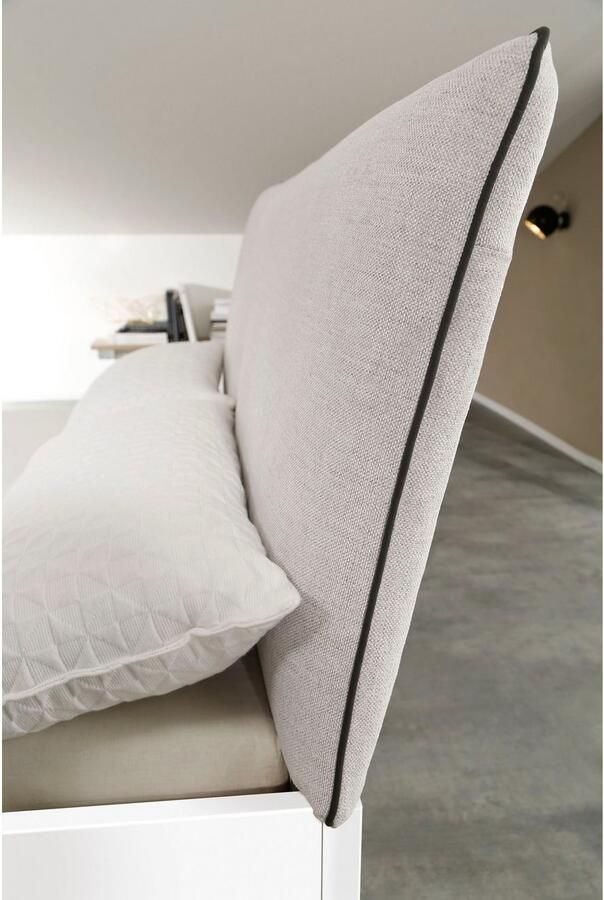 Rauch Futonbed Aditio Hoofdbord weefstof met afgezette opstaande naad - Foto 5
