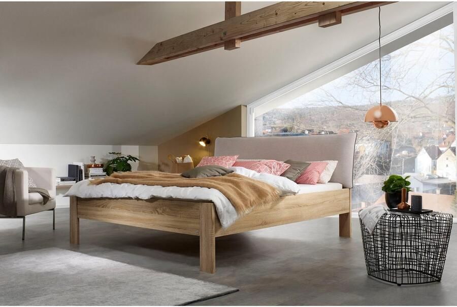 Rauch Futonbed Aditio Hoofdbord weefstof met afgezette opstaande naad - Foto 8