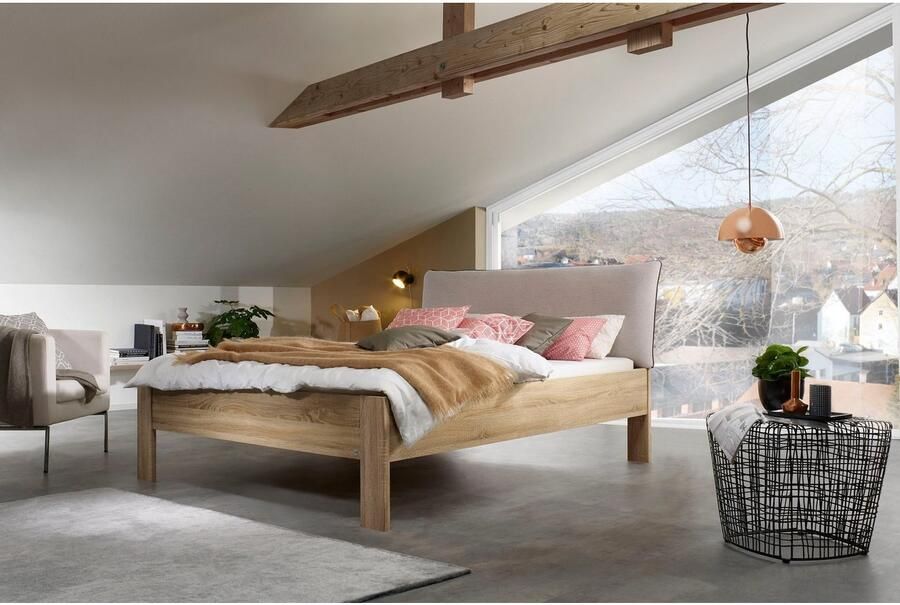 Rauch Futonbed Aditio Hoofdbord weefstof met afgezette opstaande naad - Foto 8