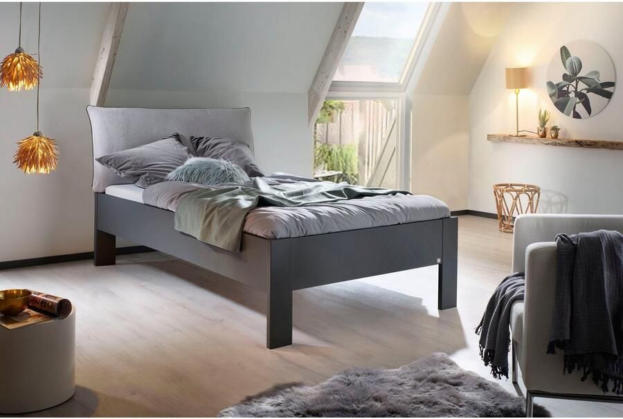 Rauch Futonbed Aditio Hoofdbord weefstof met afgezette opstaande naad - Foto 7